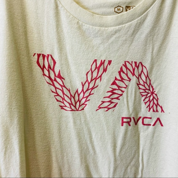 RVCA off white T-shirt size medium - Picture 2 of 3